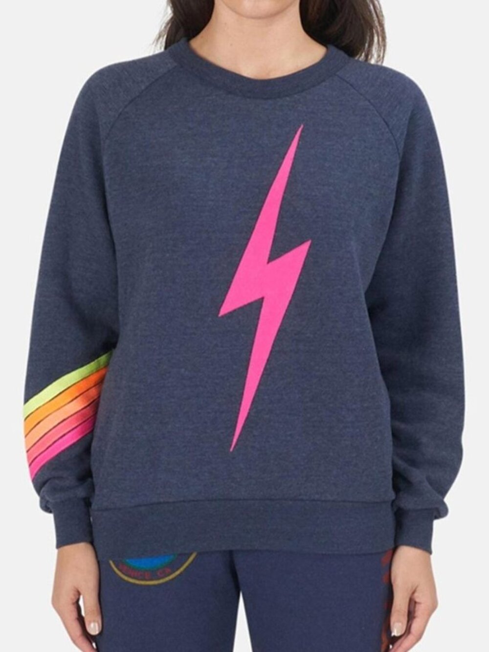 Aviator Nation Navy Crew Neck